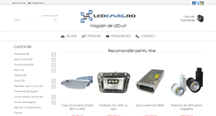 Desktop Screenshot of ledemag.ro